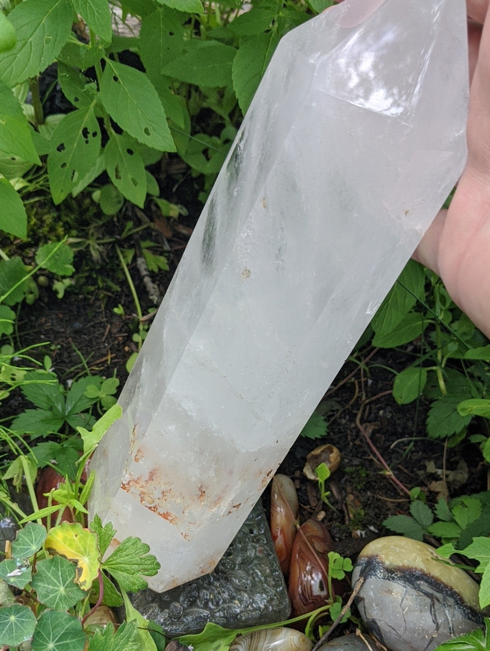Giant Quartz garden fire tower SALE - Picture 3 of 3